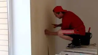 Обои своими руками. Как клеить обои. Мастер класс обои. Уфа!