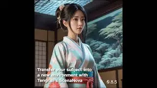 Easy background changing with ScenaNova processing mode in Tengr.ai!