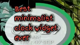 Best Clock Widget You Will Ever found for Android