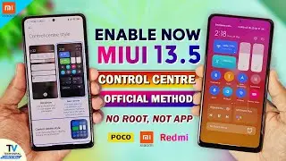 ENABLE MIUI 13.5 New Control Center 3.0 Colorfull, No APK | New MIUI 13.5 Control Center Features
