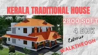 TRADITIONAL STYLE KERALA HOME DESIGN / 4bhk / 2800 sqft /ANJU KADJU