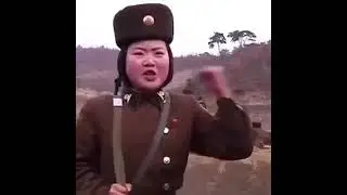 Северокорейский военный. Прикол.с големом