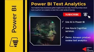 Text Analytics in Power BI : Use AI in power BI to perform Sentimental Analysis