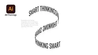 Typography in Illustration / Skew effect in Typography / Adobe illustrator Tutorial