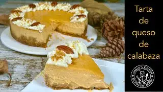 CHEESECAKE DE CALABAZA fundente | La tarta de queso y calabaza sin lactosa perfecta