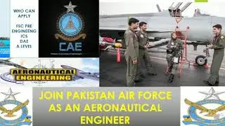 Join pakistan air force as an aeronautical engineer