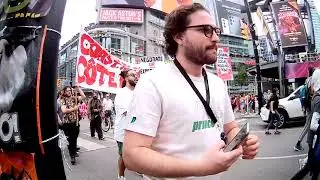 TORONTO " AFORDABLE HOUSING " RALLY - YONGE DUNDAS SQUARE