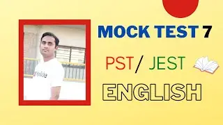 7th Mock Test || PST JEST ENGLISH ||PST JEST Mock Test