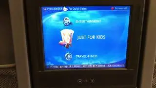 Singapore Airlines - In flight entertainment