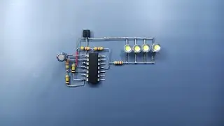 Electronic project LED chaser circuit with LM324 IC