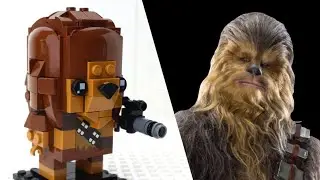 Chewbacca Stop Motion Review - LEGO Star Wars Brickheadz 41609