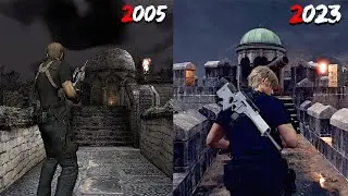Resident Evil 4 Remake | Castle Fight | 2005 vs 2023 | Closest Comparison!