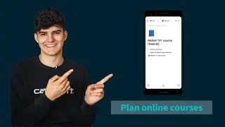 How I plan my online courses using Notion