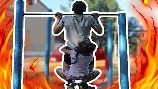Подтягивание на Турнике с ЧЕЛОВЕКОМ. Силовые Элементы Workout