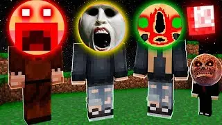 ГРЕННИ против ПРИЗРАЧНЫЙ ГОНЩИК vs SCP 173 САЛЛИ ФЕЙС vs ТОЙ БОННИ ФИОЛЕТОВЫЙ ЧЕЛОВЕК БОМЖ майнкрафт