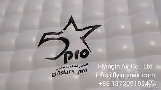 Large 35m Inflatable Cube Tent