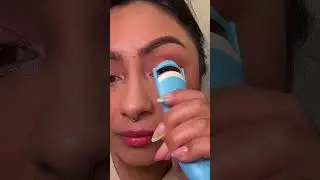 PURSONIC HEATED EYELASH CURLER 🤔 hmm #eyelashes #lashes #makeuphacks #makeupshorts