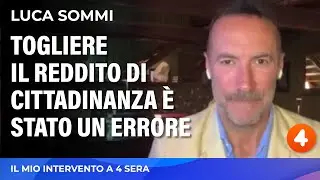 Togliere il Reddito di Cittadinanza è stato un errore