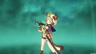 Sayu Character Page Animation (Genshin Impact 1.7)
