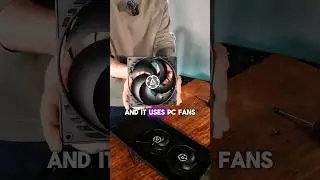 Trying Nukit Tempest - PC Fan Air Purifier #shorts #airpurifier #tech