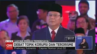 Debat Capres 2019 Moment Lucu Prabowo Joget di Panggung