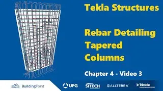 Tekla Structures - Chapter 4, Video 3 - Tapered Columns