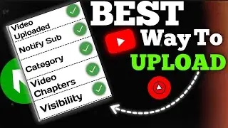 BETTER way to UPLOAD VIDEO on YOUTUBE🔥