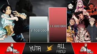 YUTA vs ALL He FACED Power Levels 🔥 (Jujutsu Kaisen POWER LEVELS)