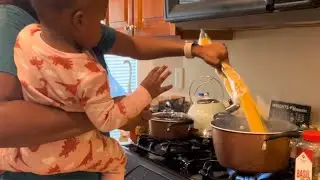 Cooking and Talking to a Camera