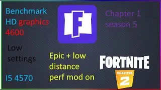Benchmark | Fortnite Intel HD Graphics 4600 (performance mode)