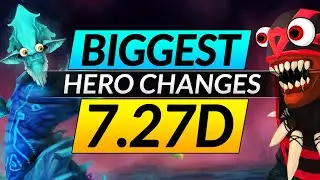 NEW PATCH 7.27d: BIG Hero Changes, Buffs and Nerfs to ABUSE - Dota 2 Pro Meta Guide