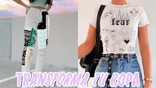 TRANSFORM YOUR OLD CLOTHES INTO NEW ONES!! 6 AESTHETIC THRIFT FLIP IDEAS (PART 2) - Belen Tutorials