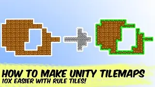 How to Make Auto-tiled Levels using Unity Rule Tiles! | Unity Tutorials