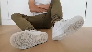 SUMMER-VIBES with my all white AF1 ☀️