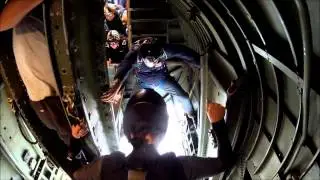 B17 bomb bay skydive jump