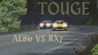 Toyota AE86 vs Mazda RX7 Spirit R | Assetto Corsa  |