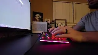 Drop CTRL sound test with stupidfish foam + lubed Akko Lavenders + Durock stabs