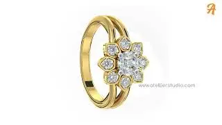360 degree 3D Jewelry rendering by Atellier Studio
