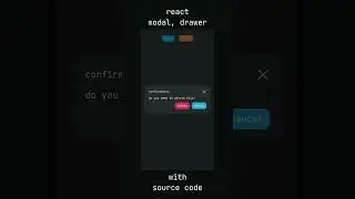 React Modal & Drawer Animation with Framer Motion 💥 | UI Magic! 