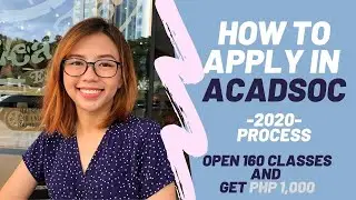 How to apply in Acadsoc | Application Process [2020]