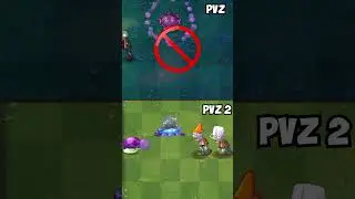 Pvz 2 Vs Pvz - Fume Shrooms & Gloom Vine Vs Zombie Team #shorts