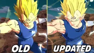 All Majin Vegeta Updated Model Moves Look Clean!!-Dragon Ball Legends