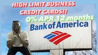 Bank of America BUSINESS CREDIT CARDS! How to get approved for HIGH LIMITS😳