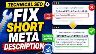 How to Fix Short Meta Description