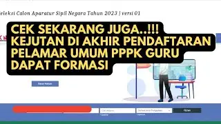 Cek Sekarang !!! Pelamar umum tidak dapat formasi sekarang sudah bisa resume