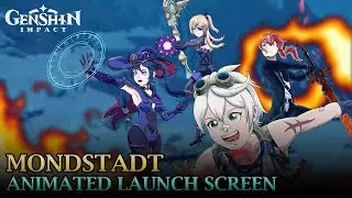 Mondstadt | Animated Launch Screen Concept | Genshin Impact