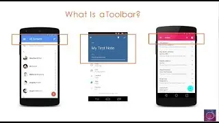 How to use Toolbar in android Part 1 - Android Material Design || Toolbar as ActionBar