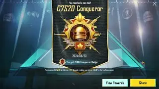 2ND CONQURER DONE WITH 4 KD IN 10 DAYS || PUBG MOBILE ||@SKHTghostyt