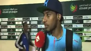 لقاء هلال ومحمد احمد بعد مباراة الوصل 7-3-2013