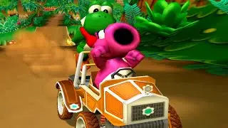 Mario Kart Double Dash Reverse - 100% Walkthrough Part 2 Gameplay 50cc Star Cup & 100cc Mushroom Cup